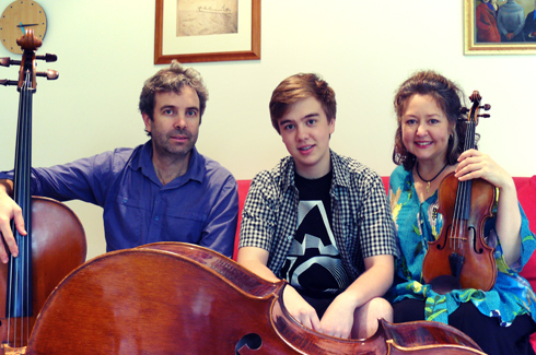 Wallis Family with instruments