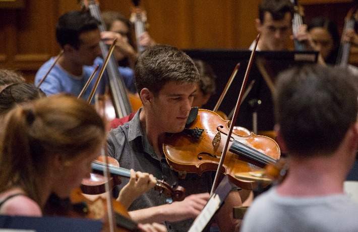 Alexander Orchestra during a rehearsal at AYO National Music Camp 2017.